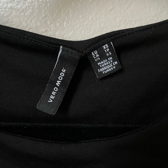 Vera Moda black tank bodysuit size xs - Picture 2 of 4